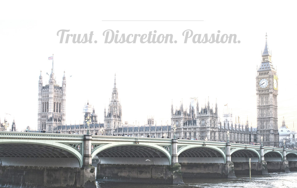 Trust. Discretion. Passion City of Westminster